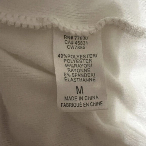 Chaser Women Pullover Heart Print Hoodie Sweatshirt Top Ivory Knit Sz M Long Slv - Picture 6 of 6